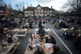 Diy fold down murphy bar (via thisoldhouse) 3 of 9. Covid England Pub Beer Gardens Salons Non Essential Shops And Gyms Reopen As Lockdown Eases Daily Mail Online