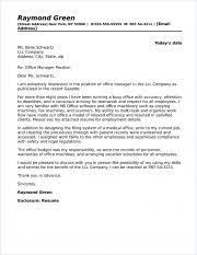 Myperfectresume.com has been visited by 100k+ users in the past month Office Manager Cover Letter Sample