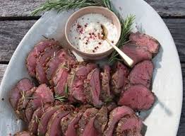 Trim any fat and silver skin from the beef and discard. Beef Tenderloin With Horseradish Creme Recipe Beef Tenderloin Recipes Publix Recipes Beef Tenderloin Roast Recipes