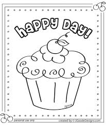 Kids do not only love to eat delicious cup cakes, but also love to fill their pictures with the colors of their imagination. Get This Birthday Cupcake Coloring Pages 95031