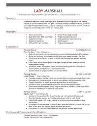 It is a written summary of your academic qualifications, skill sets and previous work experience which you submit while applying for a job. Personal Training Resume Resume Examples Good Resume Examples Job Resume Examples