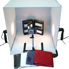 Bluedot Trading Photo Tabletop Studio Light 24 Inch 60cm Tent Box Kit With 2 Lamps And Camera Stan Photography Light Tent Photo Light Box Photo Studio Lighting