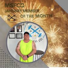 SHOUTOUT TO OUR MEMBER OF THE MONTH! Congratulations Fred Tindall! Thanks  for always flashing that big smile! We love having you and your sweet  family at MSFCO! #MSFCO #memberofthemonth #smalltowngym #msfcofamily  #mainstreetdfs #