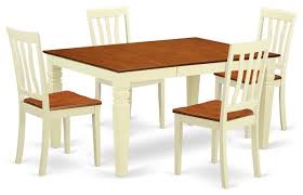 5 piece kitchen table set with a dining