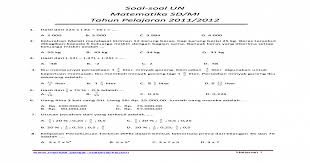Check spelling or type a new query. Soal Soal Un Matematika Sd 2012