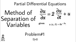 The differential equation must be linear. 25 Method Of Separation Of Variables Problem 1 Pde Complete Concept Youtube