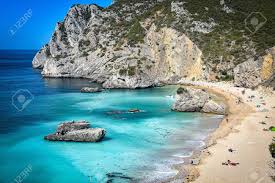 Destinado à promoção do turismo de sesimbra, este website reúne os principais pontos de interesse do município e as suas principais experiências. Praia Ribeira Do Cavalo A Hidden Beach Near The Town Of Sesimbra Stock Photo Picture And Royalty Free Image Image 129484784