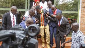 If you follow directions to bobi wine residence or bobi wine road, you'll eventually find yourself on a rutted mud track that winds through the remnants of an old banana plantation on the fringes of the ugandan capital, kampala. Bobi Wine Charged With Treason Wife Alleges Torture The Atlantic