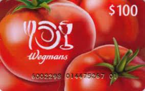 Also, easily add items from previous trips to your shopping list. Gift Card Tomatoos Wegmans United States Of America Wegmans Col Us 106bweg