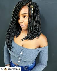 100 Romantic Medium Box Braids Designs For You Curly Craze Box Braids Hairstyles For Black Women Box Braids Hairstyles Short Box Braids