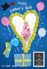 パパへ❤️父の日のおひるねアート【おひるねアートコラージュ企画】 | LaLaBaby かわいい赤ちゃん をもっとかわいく残すおひるねアート.｡.:*・東京・国分寺・小平