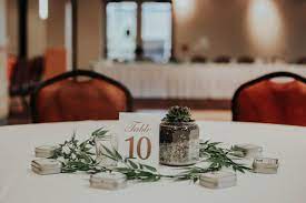 Grand Haven Mackinaw Ballroom Reception Venues Wedding Reception Table Decorations Grand Haven Wedding Table Decorations