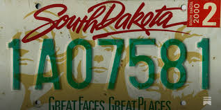 Image result for Yellow 1990 South Dakota State of