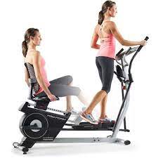 Proform Hybrid Trainer 2 In 1 Elliptical And Recumbent Bike Walmart Com Recumbent Bike Workout Biking Workout Exercise Bikes