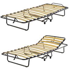 Mid.you klappbett , weiß, braun , 90x200 cm. Gastebett Luxury 90x200 Cm Klappbett Mit Viscoelastischer Matratze Powerpreise24 Starke Produkte Starke Preise