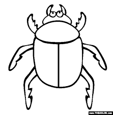 Free printable coloring pages of insects: Insect Online Coloring Pages