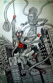 Learn how to draw miles morales as spider man step by step, easy. Dan Lawrence Gamido Miles Morales V Doc Ock
