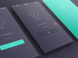 Kombini Log In Screen App Design App Design Inspiration Mobile App Design