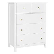 Product title diego casual style five drawer chest, cinnamon pine average rating: Buy Homecho 5 Drawer Dresser Modern Chest Of Drawer White Dresser Chest For Bedroom Living Room Laundry Room Closet Wood Frame And Easy Pull Antique Style Handle Online In Turkey B08f74nhlr