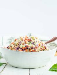 This coleslaw recipe is also super flexible. Creamy Healthy Coleslaw Recipe Sustainable Cooks