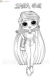 Lol surprise hairgoals series 2 doll with real hair and 15 surprises, accessories, surprise dolls. Lol Omg Coloring Pages Free Printable New Popular Dolls