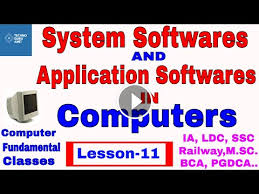 System Softwares And Application Softwares In Computer Class 11 Difference Between Application Software And System Softwa Computer Class Greenscreen Software