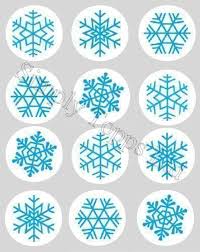 12 Flocon De Neige Bleu Noel Motif Noel Papier De Riz Fee Cup Cake 40mm Toppers Pre Decoupe Decoration Motif Noel Flocon De Neige Flocon De Neige Dessin