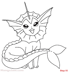 How To Draw Vaporeon From Pokemon Mangajam Com Legendary vaporeon jolteon flareon w/ epic pokemon go gym battle. how to draw vaporeon from pokemon