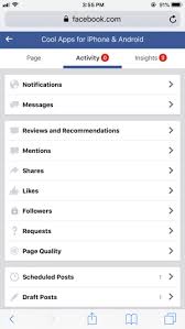 Find Draft Scheduled Posts In Facebook Page On Iphone Ios App Weekly