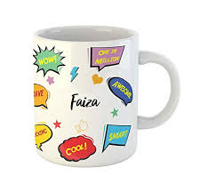 Some stylish form of signature for the name faiza. Buy Artbug Faiza Name Ceramic Coffee Mug Best Birthday Gift For Kids Friends Family Online At Low Prices In India Amazon In