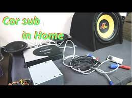 Subwoofers are typically meant to be the sound manager of home theatres of tvs. How To Connect Car Amplifier Or Subwoofer In Home Diy16 Youtube