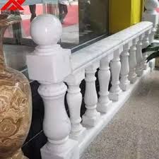 I had to look at this image for quite a while before i deciphered the stairs. Guangxi White Marble Staircase Railing And Balustrades For Sale From China Tradewheel Com