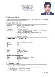 A chronological resume is the standard resume format for most candidates. Final Cv With Photo Cv Format For Job In Bangladesh Doc Job Resume Format Cv Format For Job Cv Format