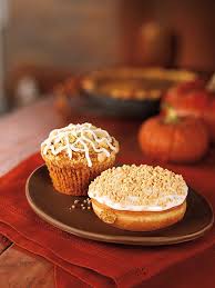 Pumpkin Muffin And Donut Dunkin