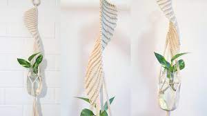 Spiral Macrame Plant Hanger Step By Step Macrame Plant Hanger Tutorial 6 Youtube Macrame Plant Hanger Macrame Plant Hanger Tutorial Plant Hanger