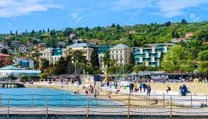 Mark's basin, riva degli schiavoni Portoroz Beach And Holiday Resort Slovenia Stock Photo Picture And Royalty Free Image Image 85377060