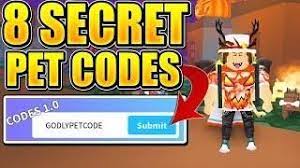 8 Secret Pet Codes In Roblox Dino Pet Simulator Insane Pets
