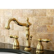 polished brass bathroom sink faucets