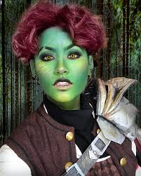 Here's one of my submissions to Mehron's Create Your Own Video Game  character !! My half-Orc character ❤️👻 named Ghost !! My love of all  things fantasy, dungeons and dragons, lord of