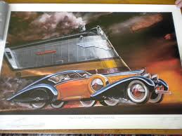 Jack Juratovic Art Art Deco Car Art Deco Posters Automotive Artwork