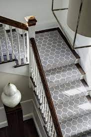 The wide border on this greek key pattern takes your stair runner carpet to colorful new heights. Tips For Installing Stair Runners In Your Home House Interior Home Colonial House
