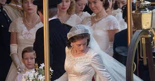 Queen elizabeth and prince philip sort through a basket of mail on the occasion of their 25th. Queen Elizabeth S Wedding Recreated For Netflix Series Woman S Day