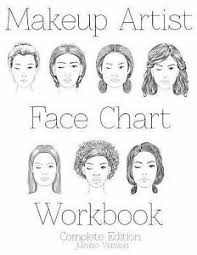 Makeup Artist Face Chart Workbook Complete Edition Jumbo Version By Sarie Smith 2016 Paperback