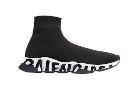 The space between the letters, the way how the font is engraved, the sharpness and the definition of the print, are the characteristics you need to check before buying a. Balenciaga Speed Trainers Graffiti Release Hypebeast