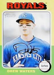 2024 TOPPS HERITAGE #323 DREW WATERS KANSAS CITY ROYALS