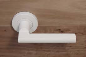 The right doorknob can add both style and convenience to your home. Matte White Door Handles The Lock And Handle Door Handles Door Handles Modern White Doors