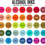 tim holtz alcohol ink chart printable alcohol ink art