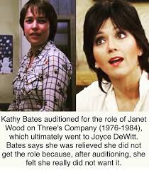What if... Kathy Bates auditioned for for the role of Janet Wood