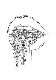 All The Pretty Things I Tried To Say To You Sticker By Lexie Pitzen Line Art Drawings Art Aesthetic Drawing