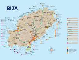 Ontheworldmap Com Spain Islands Ibiza Ibiza Tourist Map Jpg Ibiza Map Ibiza Travel Ibiza Beach